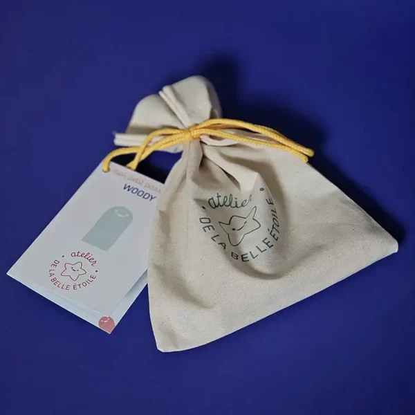 sac woodys petits personnages en bois aimantés