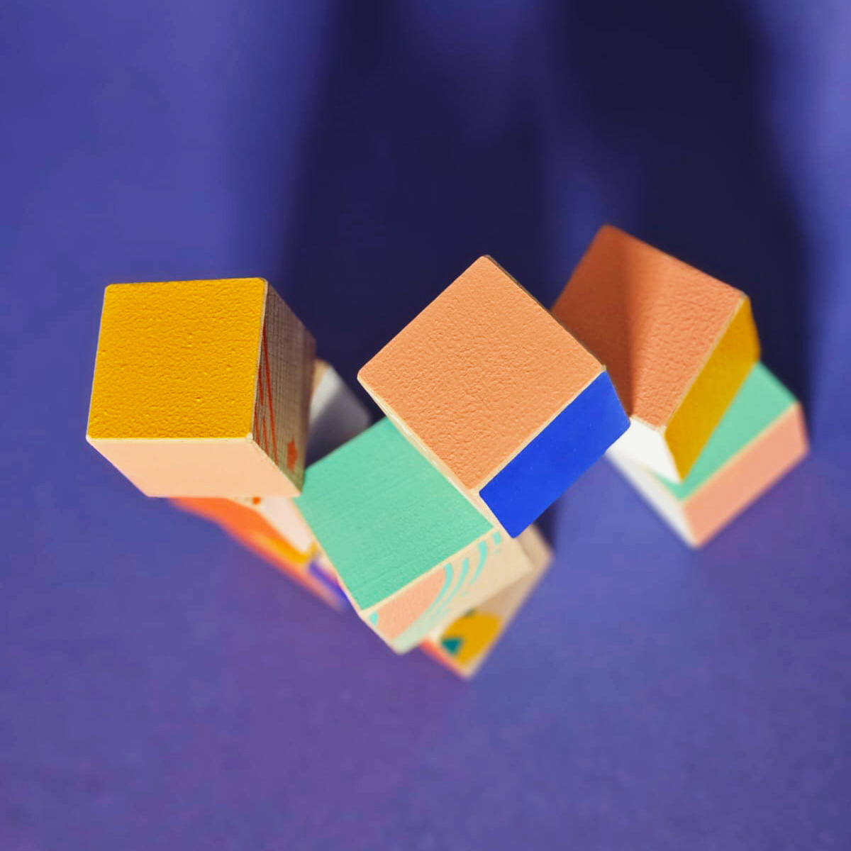 cubes en bois
