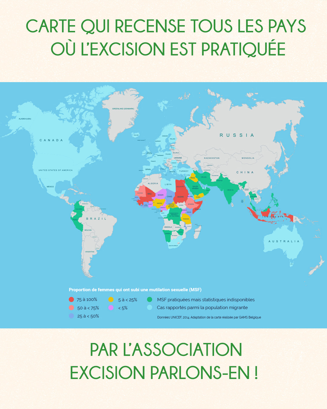carte mutilations génitales féminines